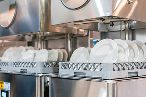 Pass-through dishwashers