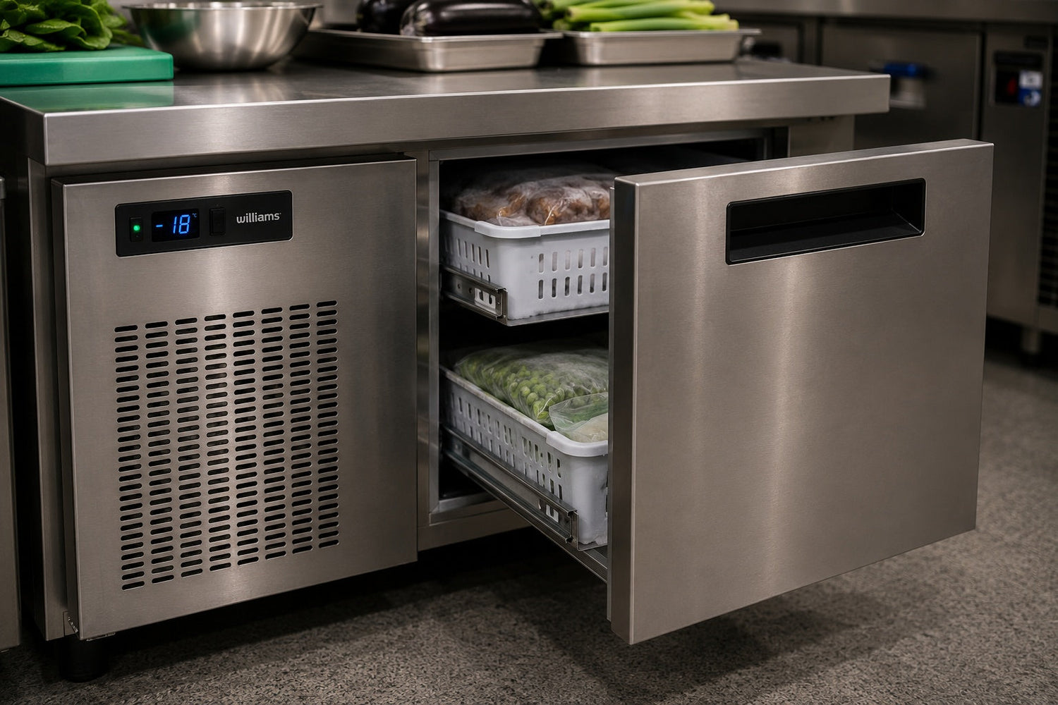Under counter freezers