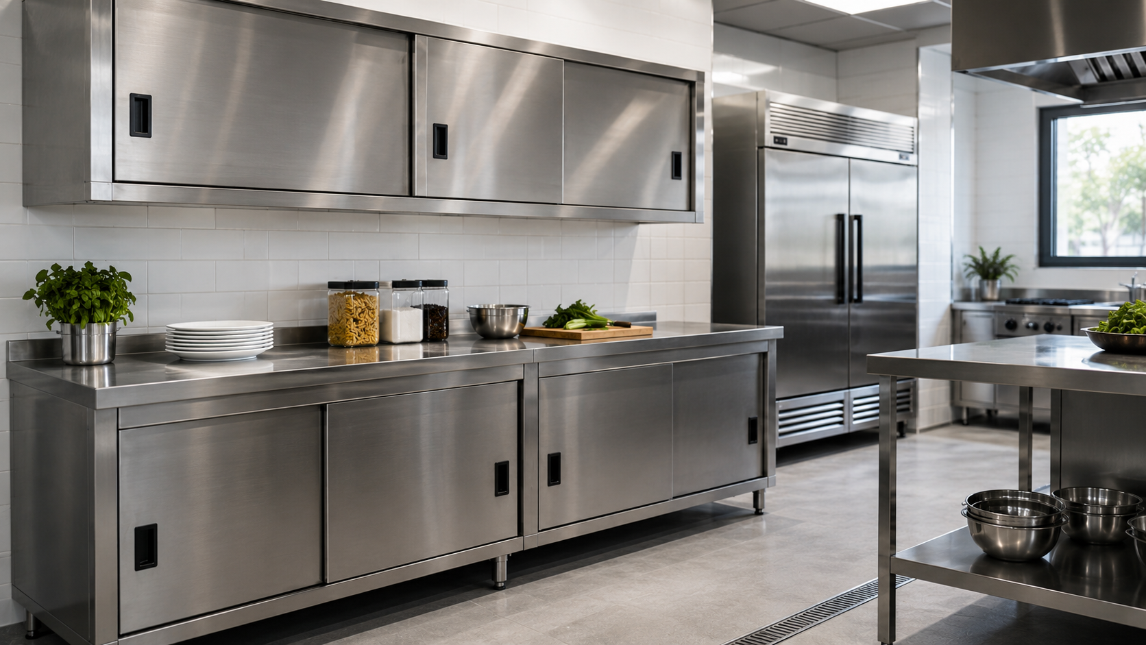 Stainless steel cabinets