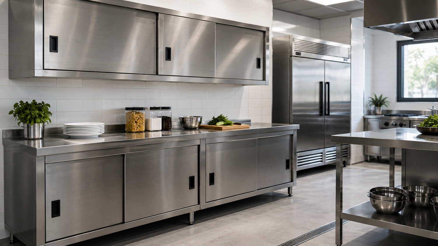 Stainless steel cabinets