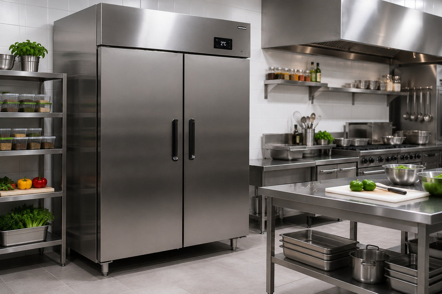 Upright fridges