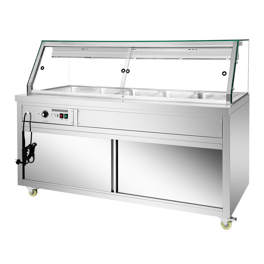 Thermaster Wet and Dry Bain Marie Display 5x1/1 GN Pans – PG180FE-XG