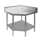 0900-6-WBCB/H – Corner Workbench with 100mm Splashback, 900x900x900mm