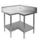 Economic Corner Workbench,100mm Splashback & Undershelf – 0900-6-WBCB