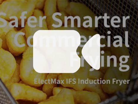 Electmax 700 Series Induction Single Fryer with Splashback – IFS7-30L