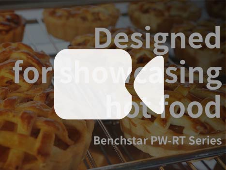 Benchstar Pie Warmer and Hot Food Display 100 Pies – PW-RT/1200/1E