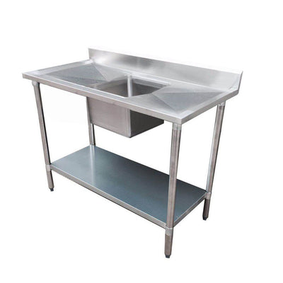 Modular System Single Sink Bench Centre 1500x600x900mm – 1500-6-SSBC