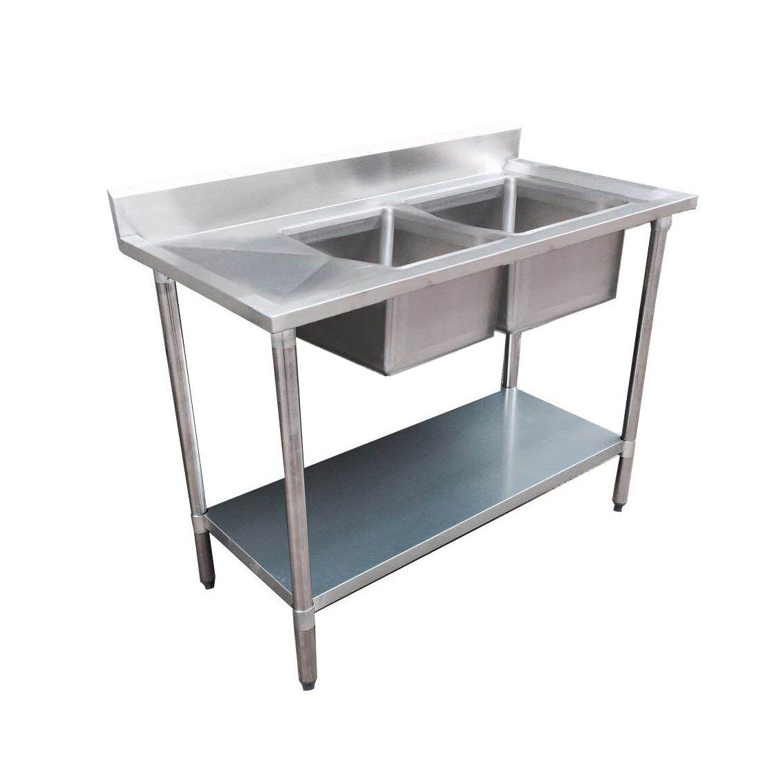 Modular System Double Sink Bench Right Handed 1500x700x900mm – 1500-7-DSBR