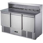 FED-X Three Door Salad Prep Fridge with Marble Top – XGNS1300E