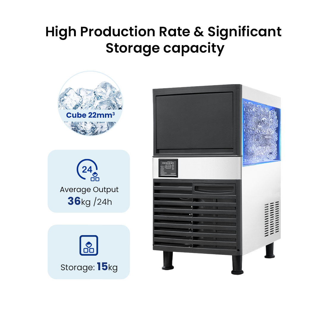 Blizzard Under Bench Ice Maker Air Cooled – SN-80P