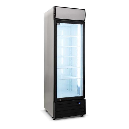 AG CU420TNG – 420 Litre Single Door Upright Display Fridge - Glass Door