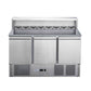 FED-X Three Door Salad Prep Fridge with Marble Top – XGNS1300E