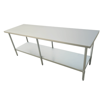 2100-6-WB Economic 304 Grade Stainless Steel Table 2100x600x900 – 6 legs