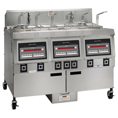 Henny Penny OFG 323 – 8000 controller – Gas – Three Well Filter Fryer