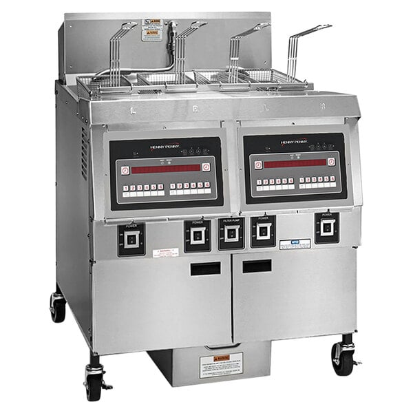 Henny Penny OFE 322 – 8000 controller – Electric – Two Well Filter Fryer