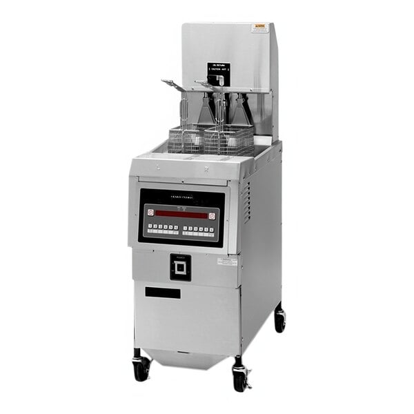 Henny Penny OGA 321 – 8000 controller – Gas – Single Well Filter Fryer Auto Lift