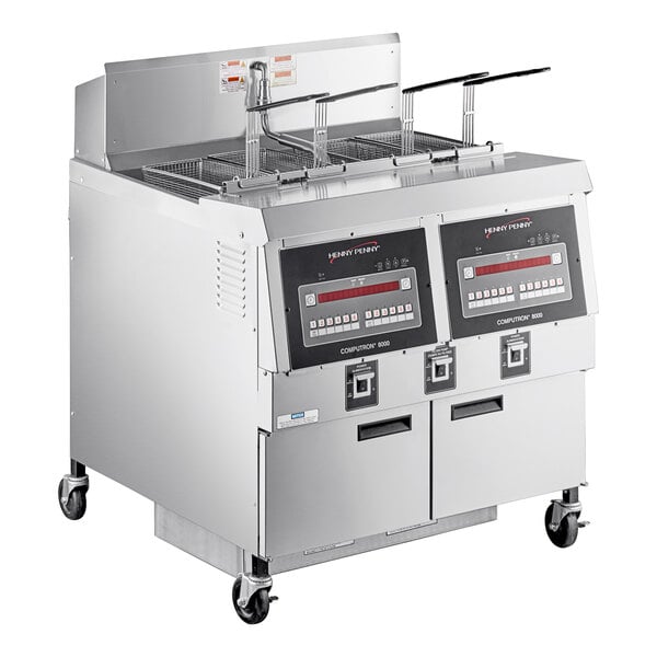 Henny Penny OFG 322 – 8000 controller – Gas – Two Well Filter Fryer