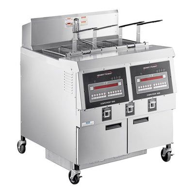 Henny Penny OFG 322 – 8000 controller – Gas – Two Well Filter Fryer