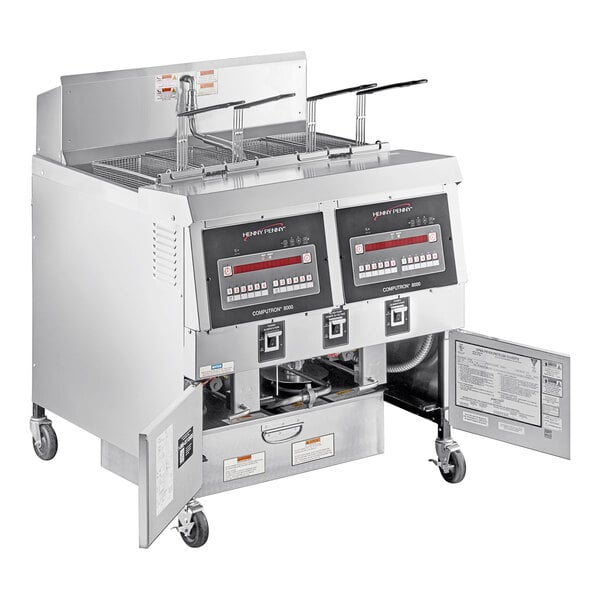 Henny Penny OFG 322 – 8000 controller – Gas – Two Well Filter Fryer
