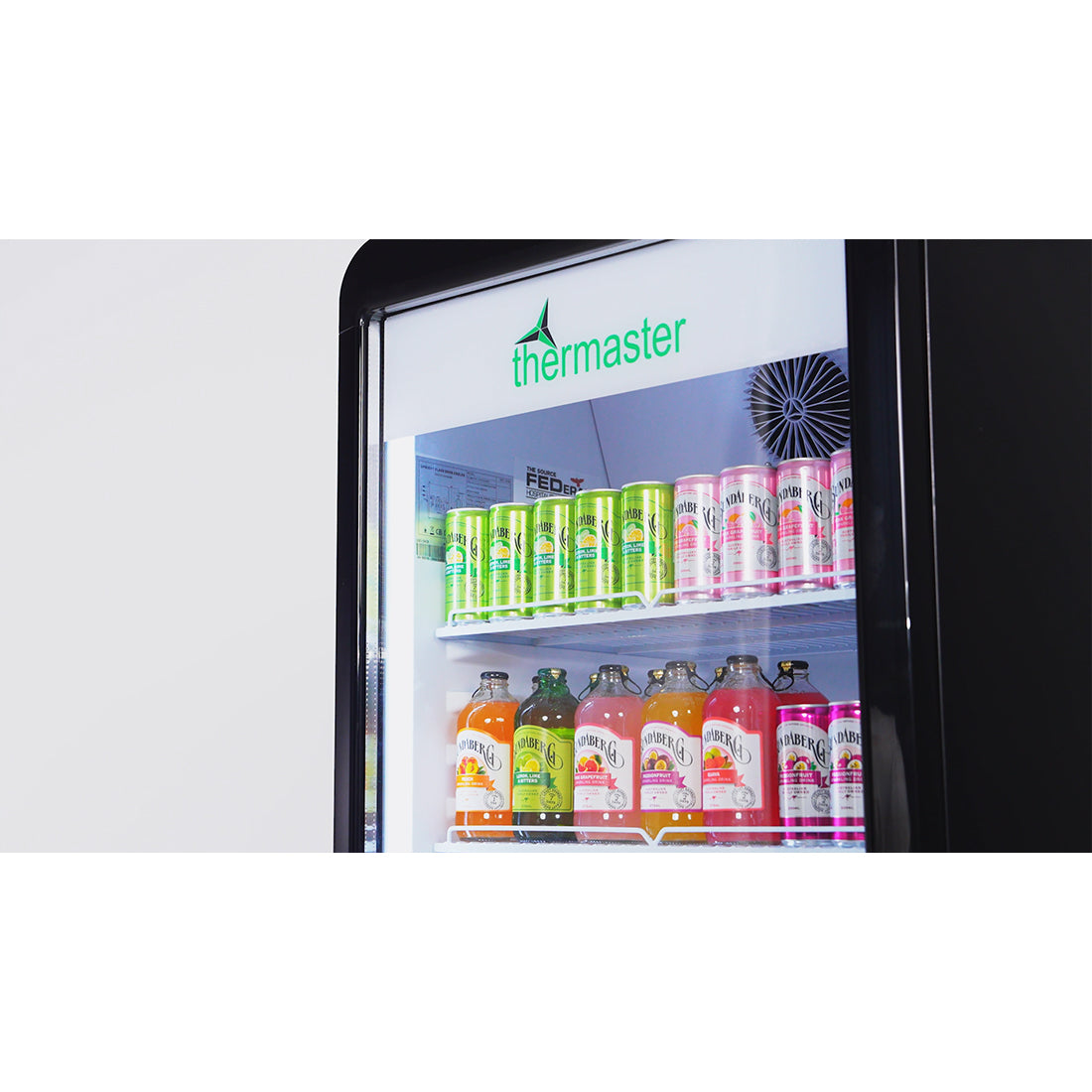 Thermaster Upright Glass Door Beverage Fridge – SDC-343B