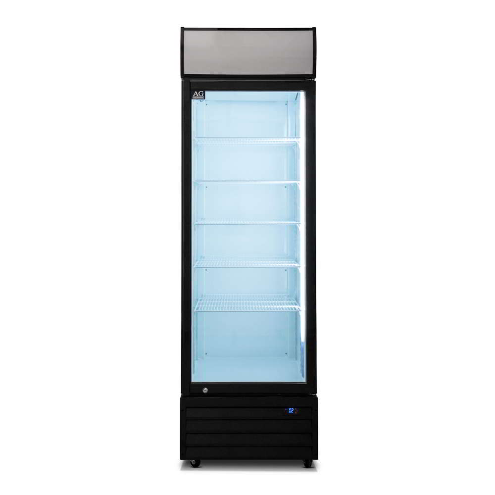 AG CU420TNG – 420 Litre Single Door Upright Display Fridge - Glass Door