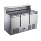 FED-X Three Door Salad Prep Fridge with Marble Top – XGNS1300E