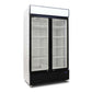 AG CU800TNG – 800L Double Door Upright Display Fridge - Glass Door