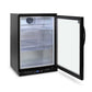 AG BEER1 – Single Door Bar Fridge - Black Body & Doors