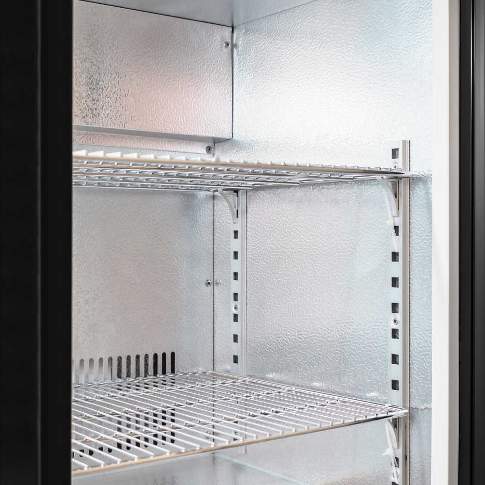 AG BEER3 – Three Sliding Door Bar Fridge - Black Body & Doors