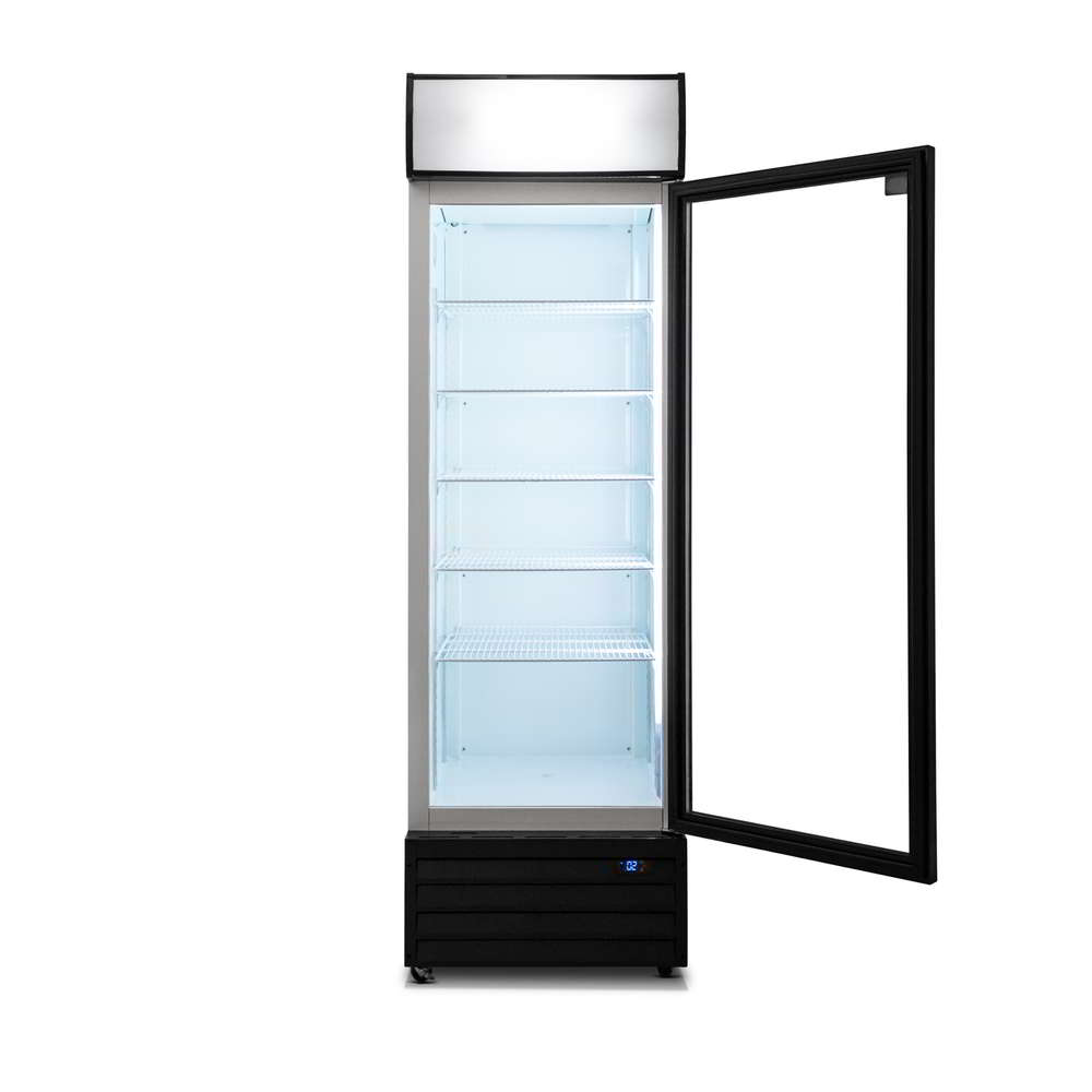 AG CU420TNG – 420 Litre Single Door Upright Display Fridge - Glass Door