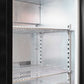 AG BEER2 – Twin Door Bar Fridge - Black Body & Doors