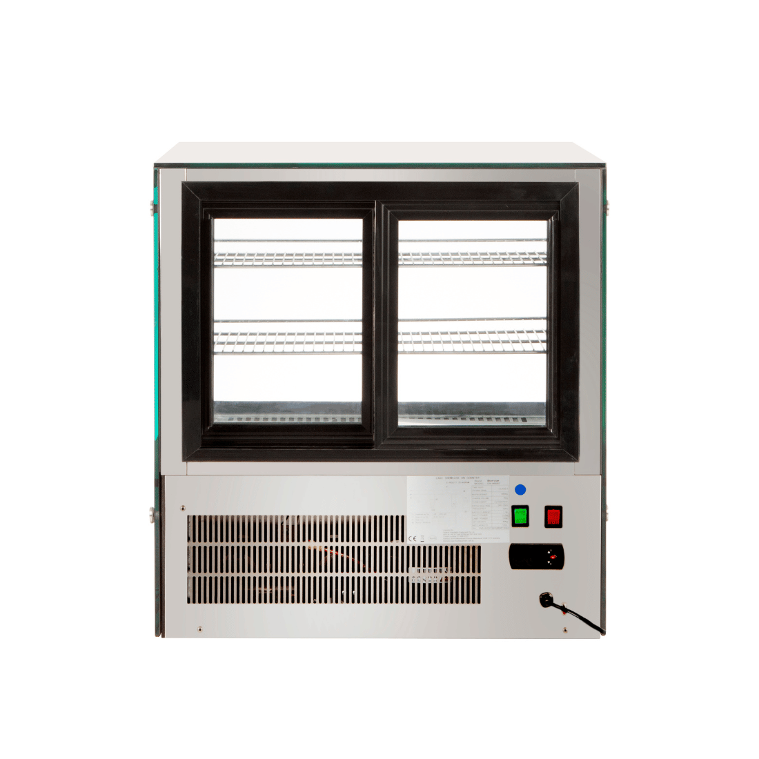 Bonvue counter top square glass cold food display – GN-660RT
