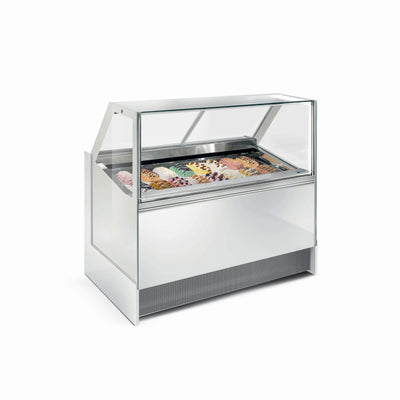 Frigomeccanica - ALBA SQUARED 11 Pan Gelato Showcase - ALBA SQ 150 L