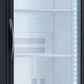 AG B300G – 300L Upright Glass Door Display / Backbar Fridge - Black