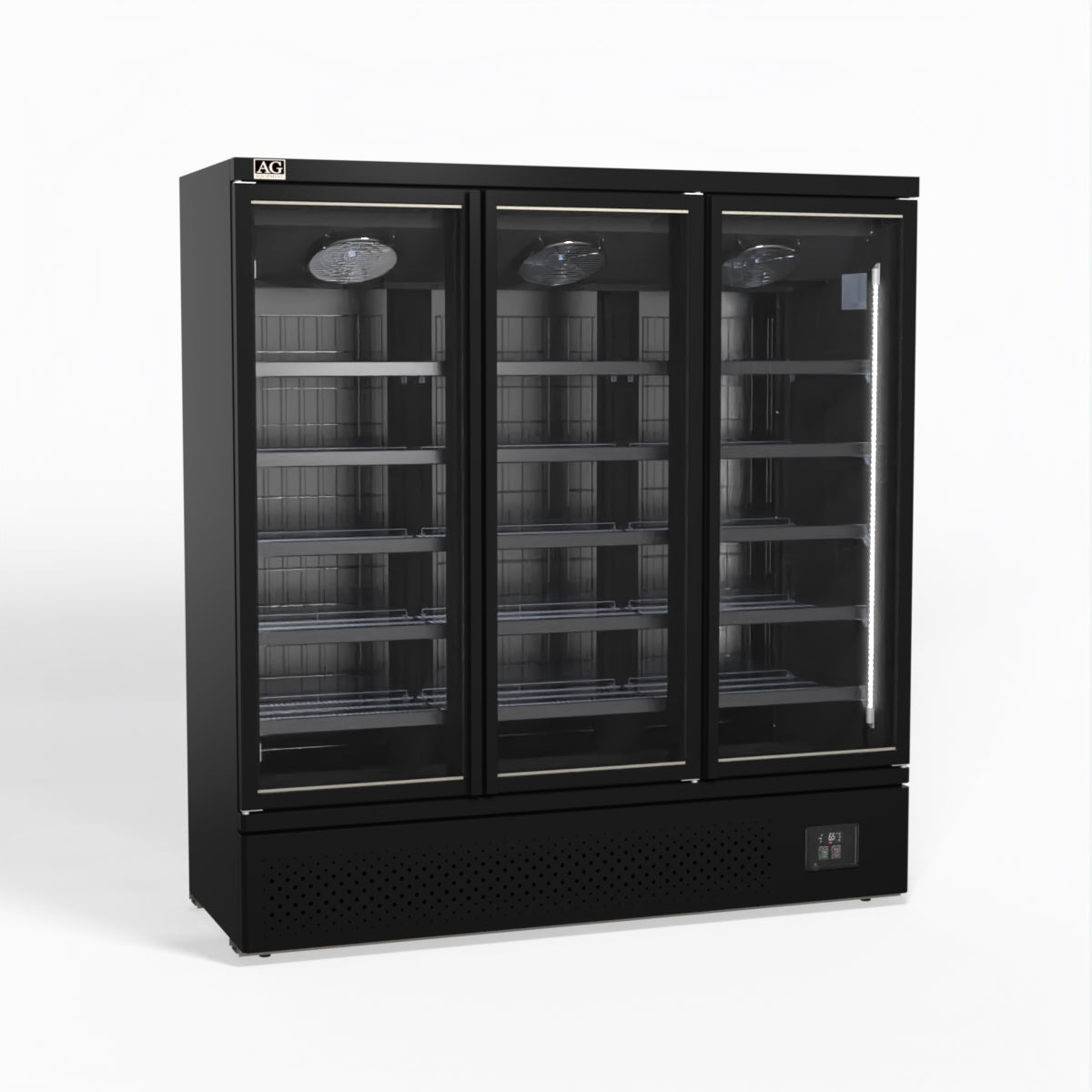 AG CSB1500 – Supermarket Three Glass Doors Upright Display Fridge - 1539 Litre