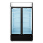 AG CU1000TNG – 1000L Double Door Upright Display Fridge - Glass Door