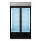 AG CU1000TNG – 1000L Double Door Upright Display Fridge - Glass Door