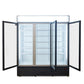 AG CU1500TNG – 1500L Triple Door Upright Display Fridge - Glass Door