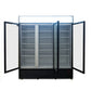 AG CU1500TNG – 1500L Triple Door Upright Display Fridge - Glass Door