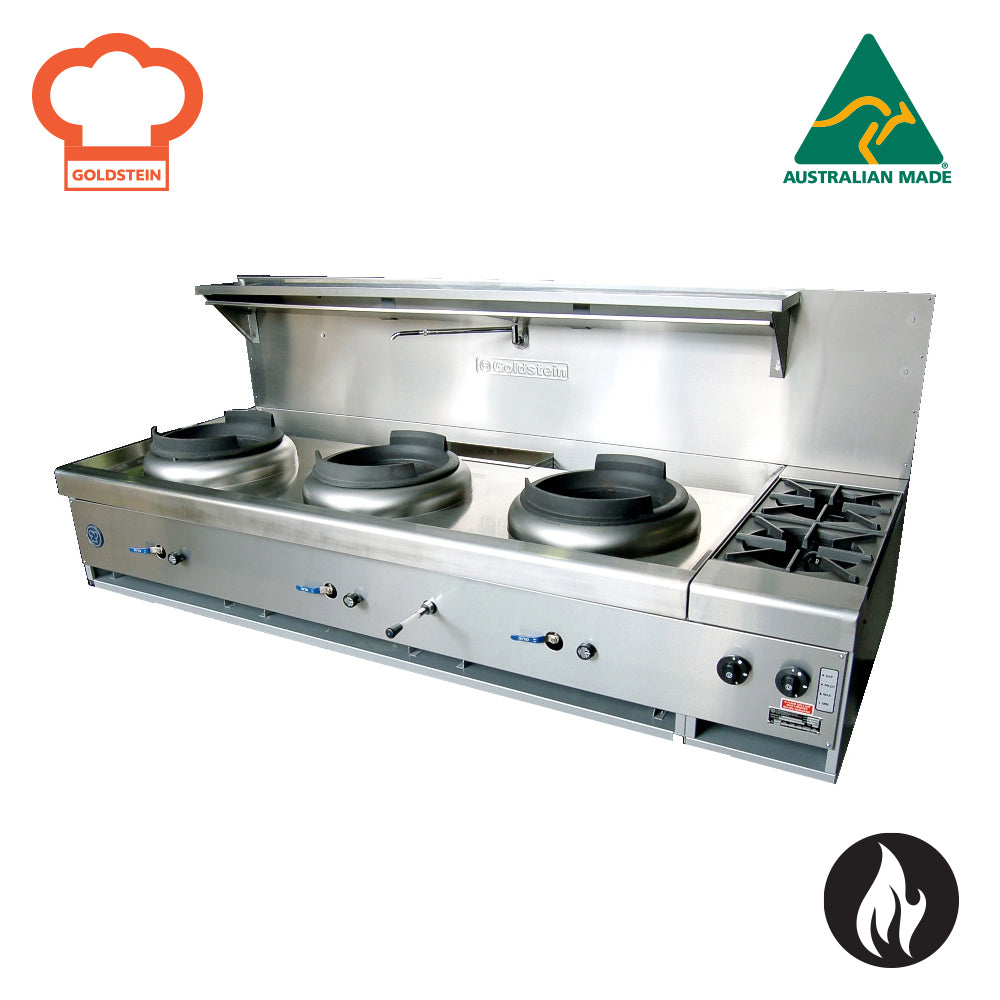 Goldstein CWA3B2 – Asian Cooking Ranges, Woks