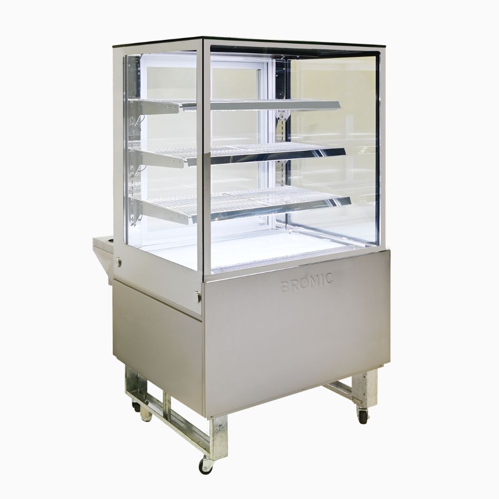 Bromic FD4T0900C-SS-1 – Chilled Food Display - 900mm - 4 Tier - Raised