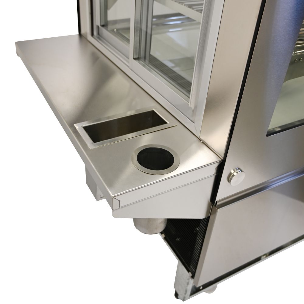 Bromic FD4T0900C-SS-1 – Chilled Food Display - 900mm - 4 Tier - Raised