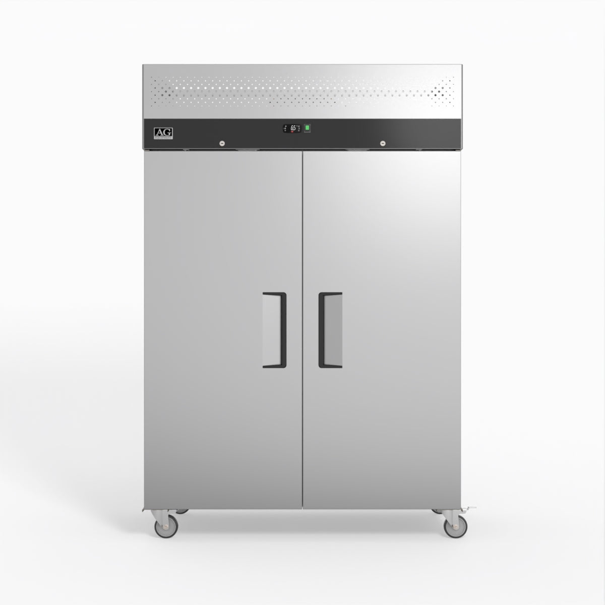 AG GNX1000TN – 1000 Litre Upright Double Stainless Steel Door Fridge