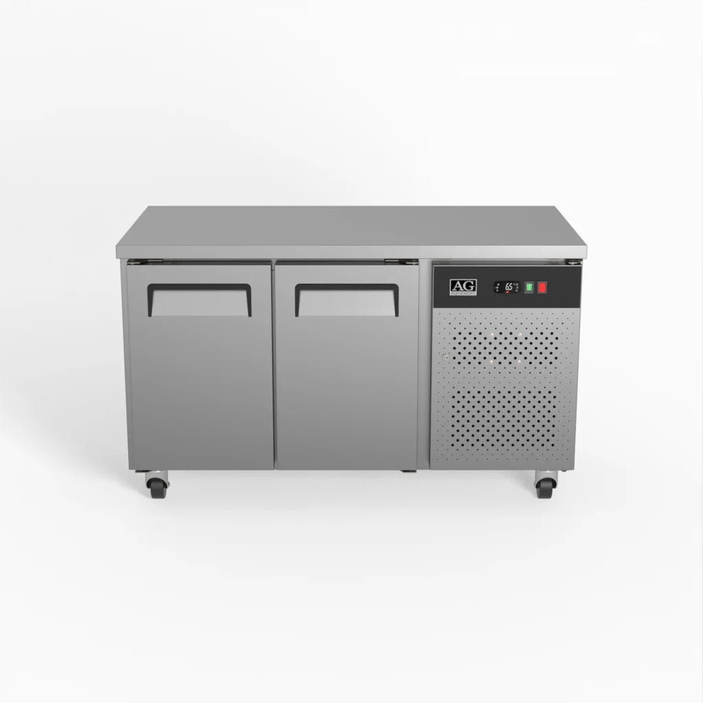 AG GNX2100BT – Commercial Two Door Worktop / Under Bench Freezer 700mm Depth