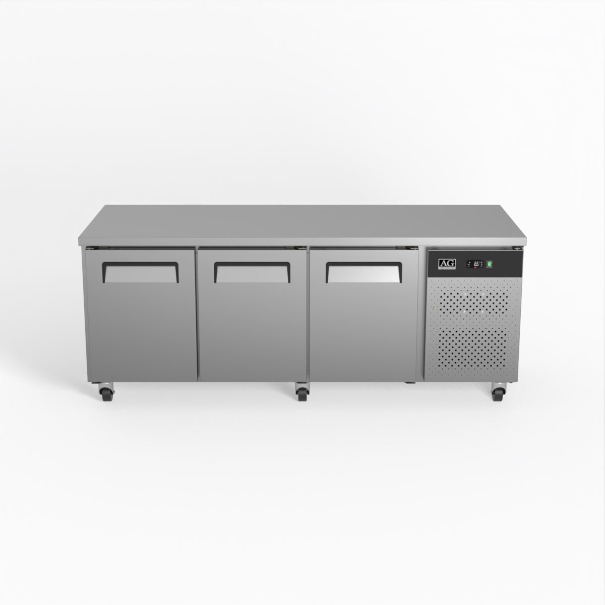AG PAX3100TN – Three Door Commercial Worktop / Under Bench Fridge 800mm Depth