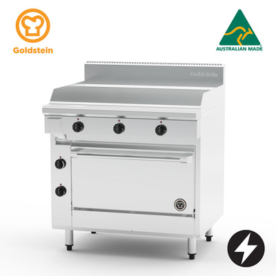 Goldstein PE36G28-X Electric Oven Range, 910mm Griddle, Static Oven