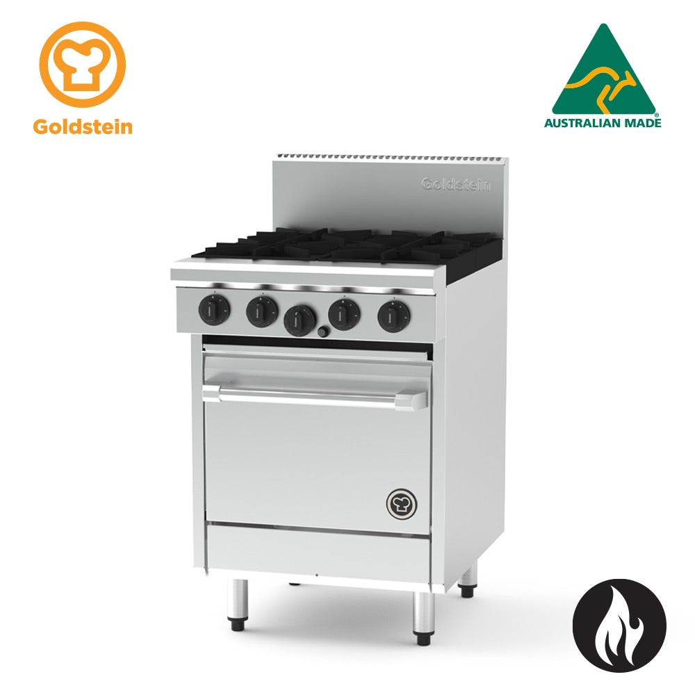 Goldstein PF420-X – 4 Burner Gas Oven Range