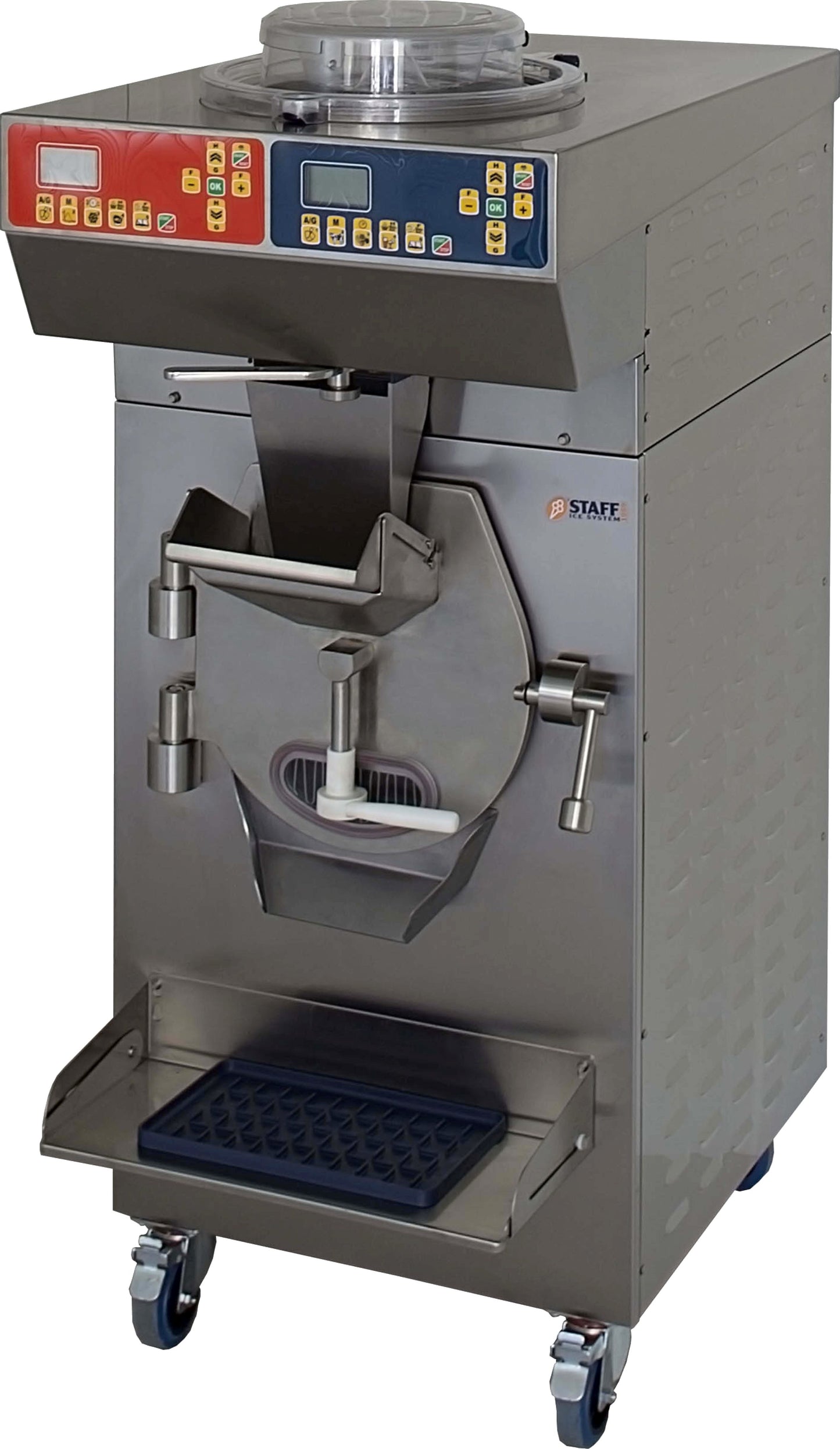 Staf59 - SmartMix - Horizontal Digital batch freezers/pasteurisers/cream cookers with automatic extraction 7L - RHS15/60 W