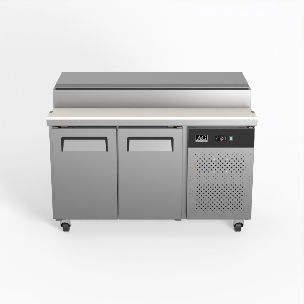AG SH2000-700 – 2 Door Saladette Fridge – Fits 7 x 1/3 GN Trays