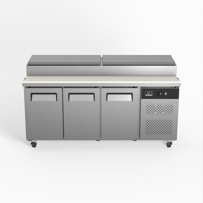 AG SH3000-700 – 3 Door Saladette Fridge – Fits 8 x 1/3 GN Trays